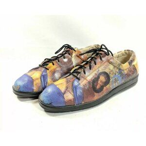 Jeor Fashion Sneakers Unisex Women's 9.5 - Men's 7.5 Multicolor Leather
